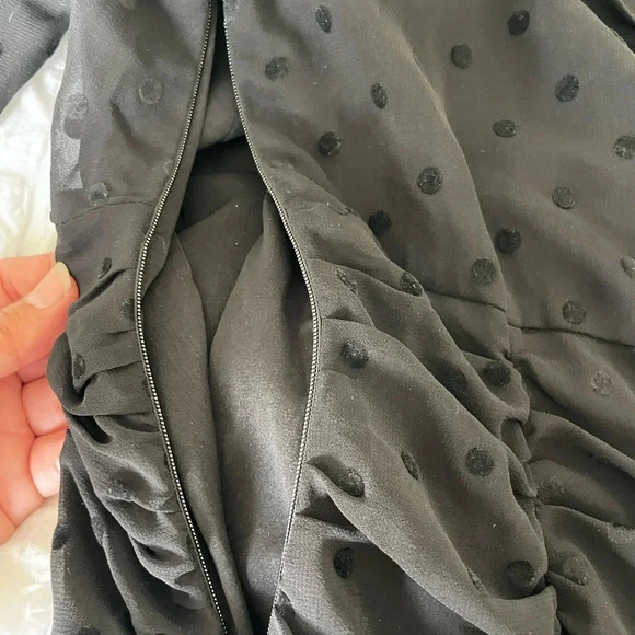 Lovers + Friends Arielle polka dot ruched mini dress - Picture 13 of 14